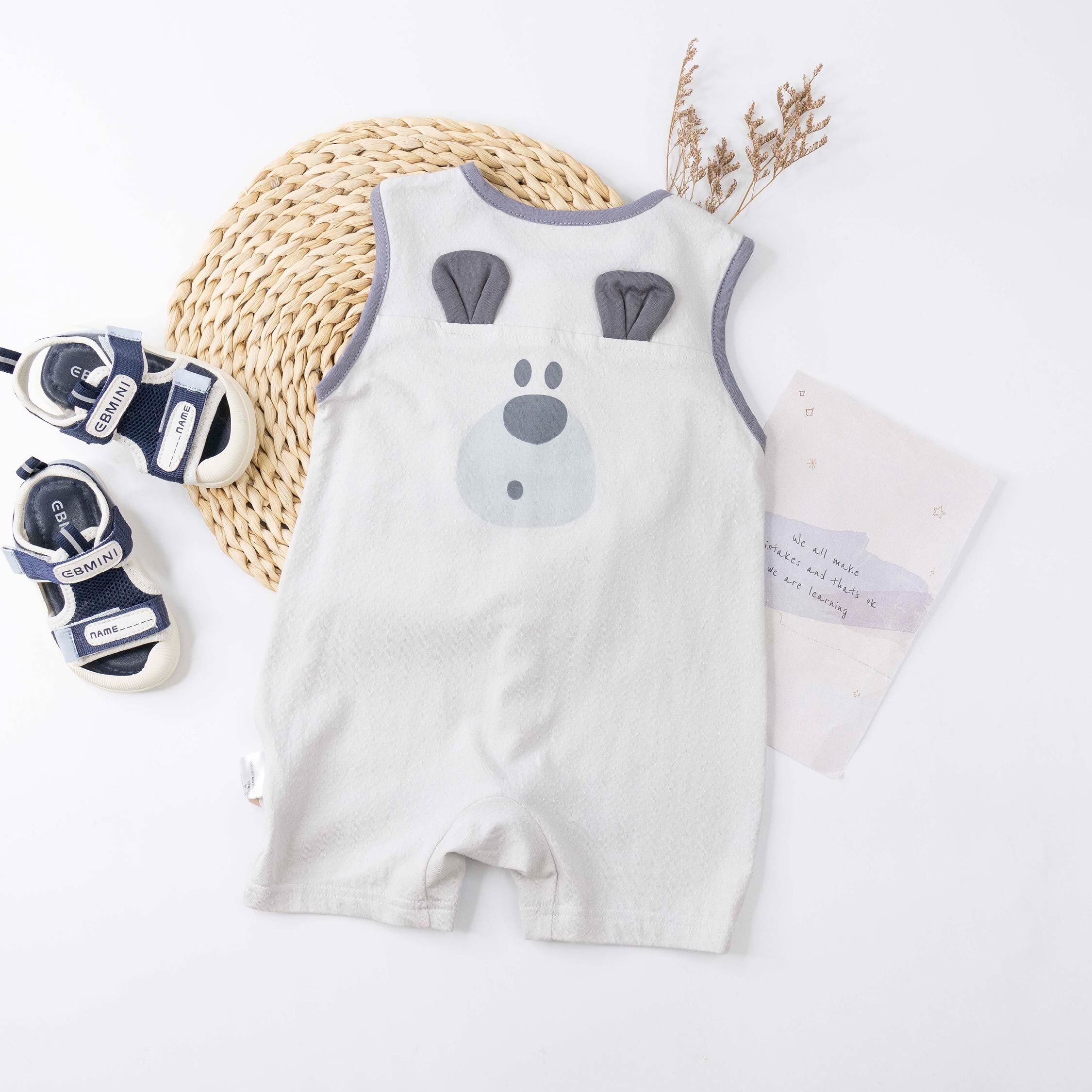 可愛胖胖熊無袖連身衣 (JG6018)