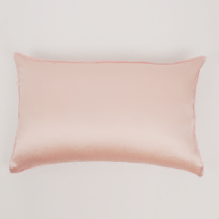 (I) 「錢皇」100%桑蠶絲純色真絲枕頭套 48*74cm（2套平均$390/套) (孔雀綠/杏粉色/抹茶綠)- 錢皇 #2204QW