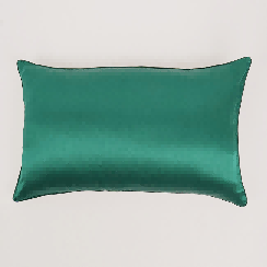 (I) 「錢皇」100%桑蠶絲純色真絲枕頭套 48*74cm（2套平均$390/套) (孔雀綠/杏粉色/抹茶綠)- 錢皇 #2204QW