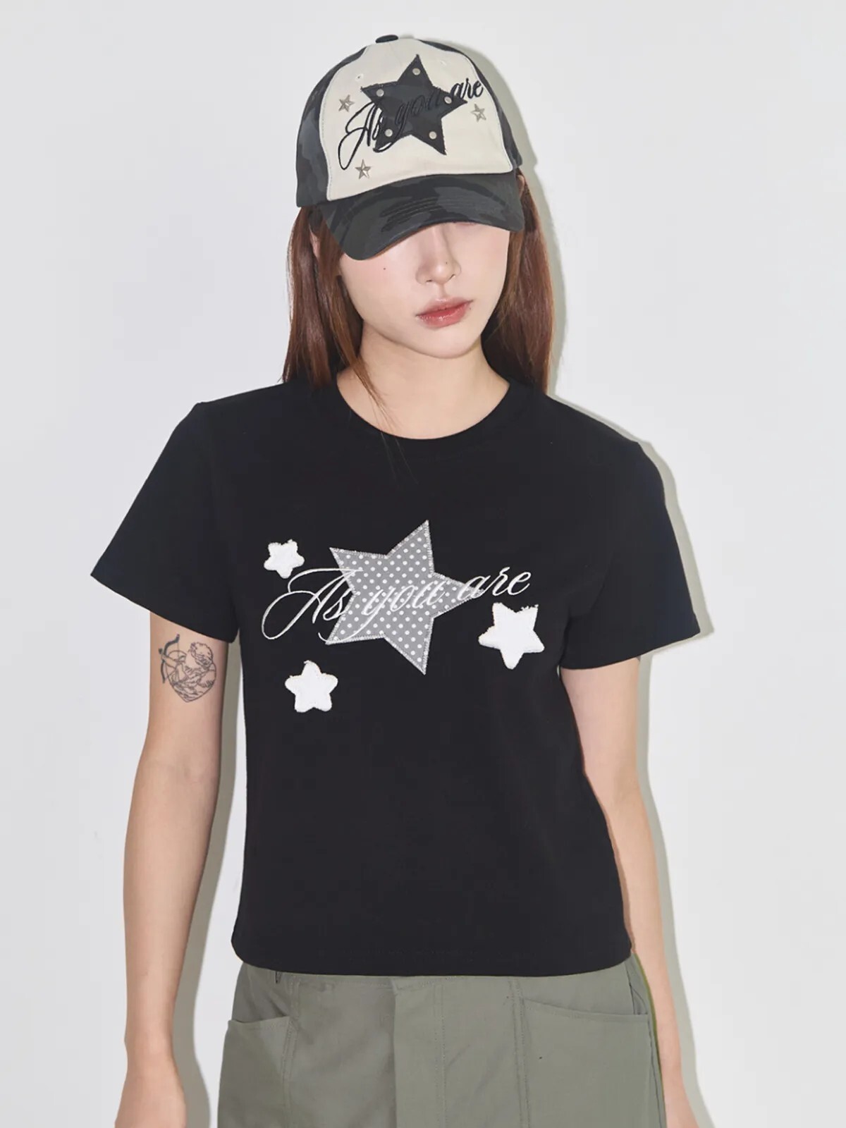 （預購）AS YOU ARE 星星字母鉚釘老帽 AS25SMACC01