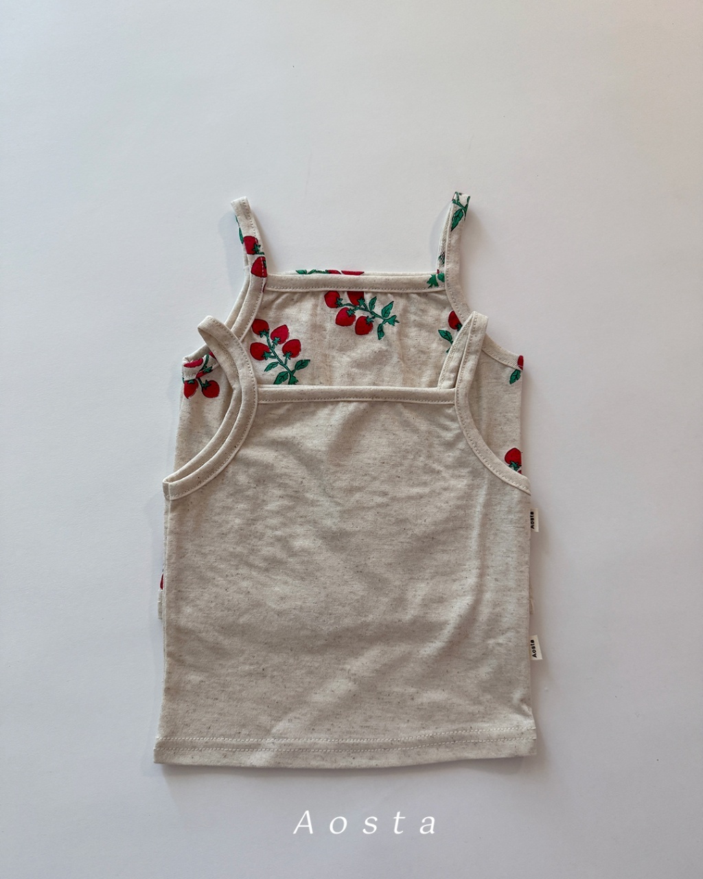 韓國🇰🇷Aosta 亞麻細肩帶背心(S-XXL)