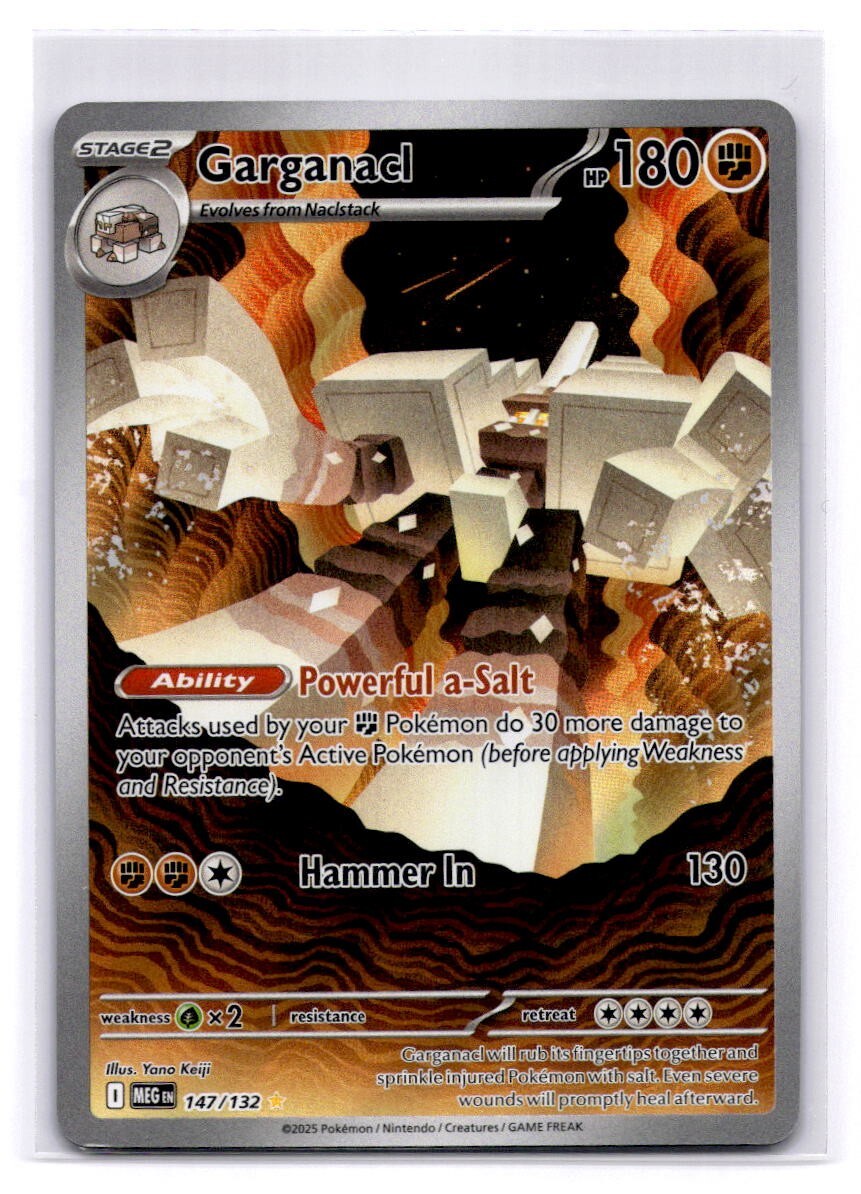 【MEGEN 147/132 -】Garganacl #147 Pokemon Mega Evolution