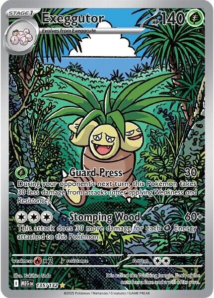 【MEGEN 135/132 -】Exeggutor #135 Pokemon Mega Evolution
