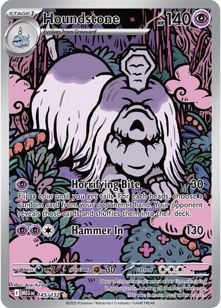 【MEGEN 145/132 -】Houndstone #145 Pokemon Mega Evolution