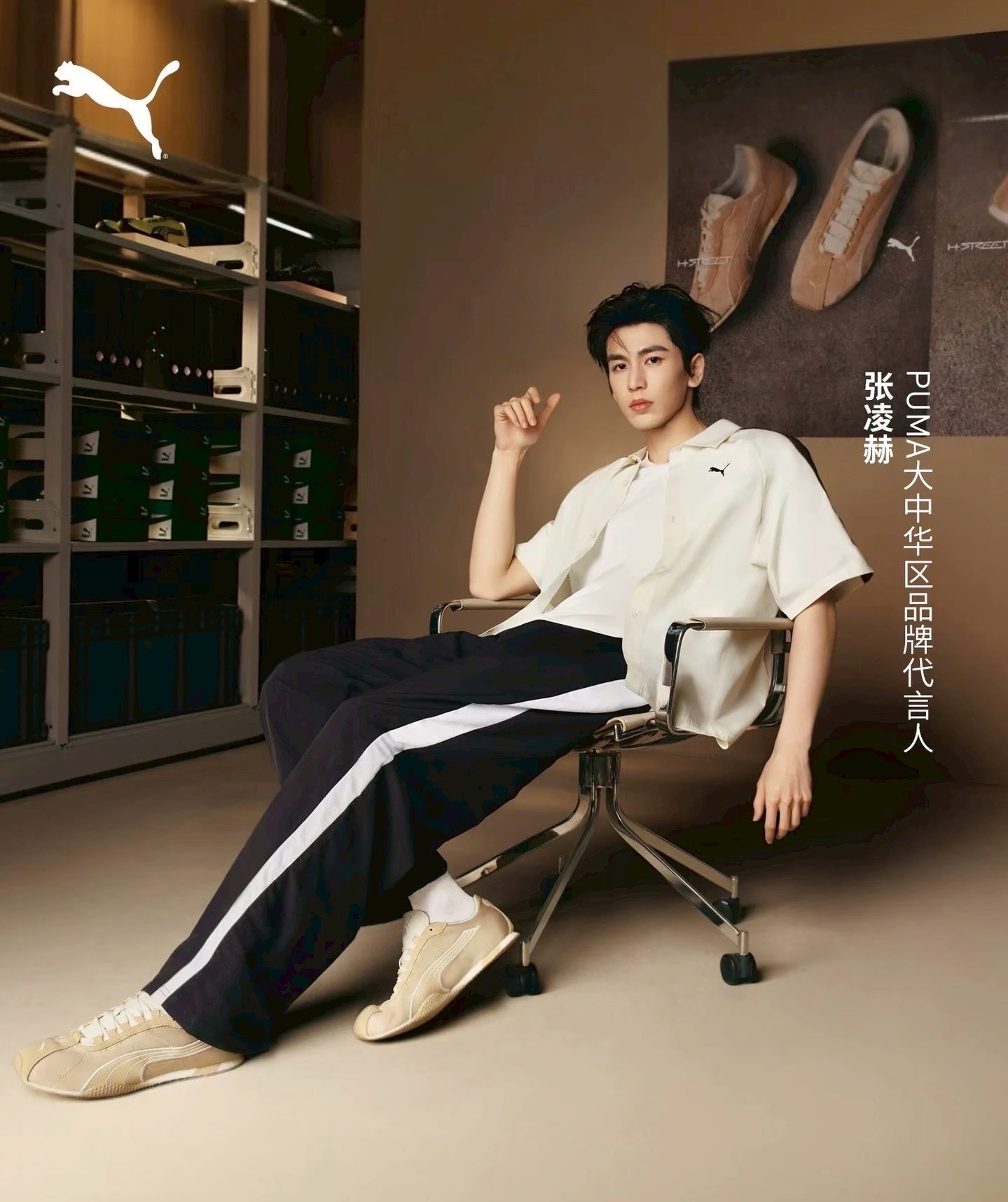 【Luxury】PUMA彪馬 H-Street 張凌赫同款 薄底 德訓戶外 舒適時尚 情侶耐磨 低幫生活休閒鞋 男女同款