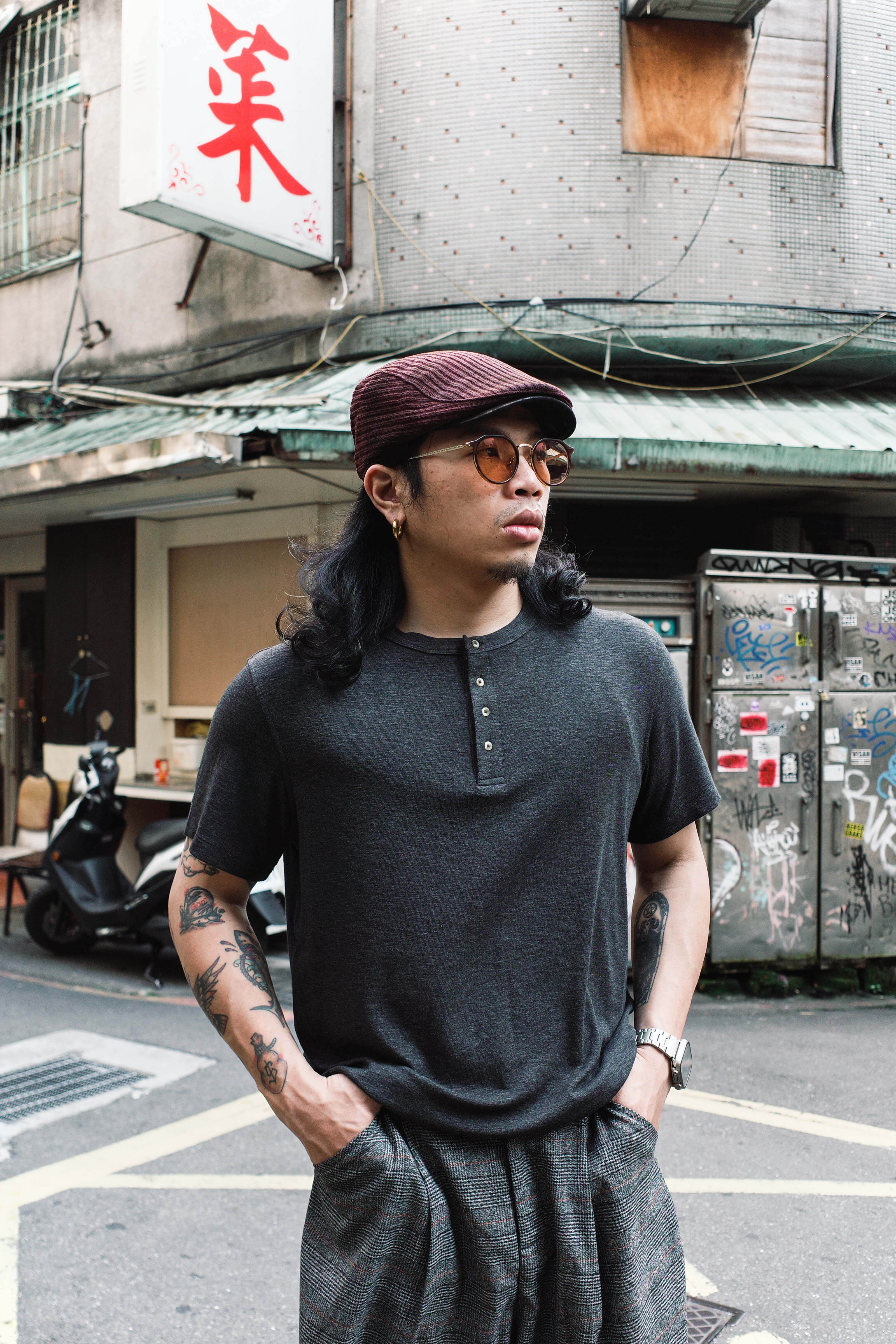 『Always_Good』親膚 抗皺 亨利領 上衣