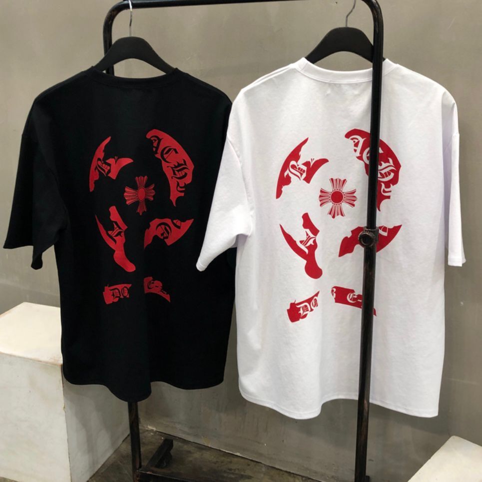 英文字圖案短袖Tee Double-B-034T