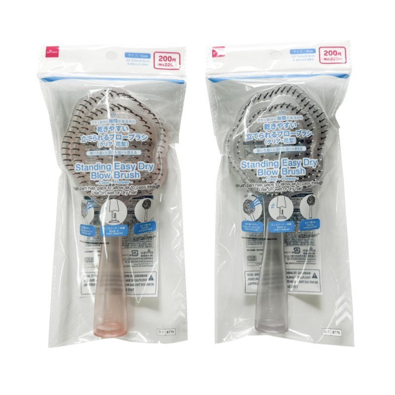 站立式快乾髮梳/花型