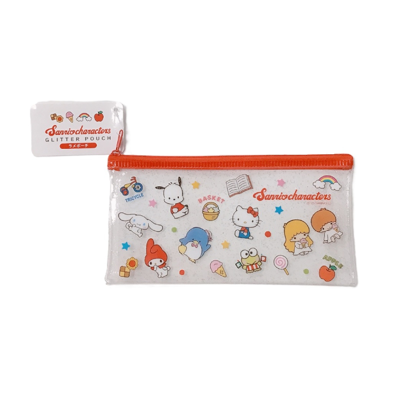 筆袋/亮粉 三麗鷗角色 20.5×10.5×0.8cm