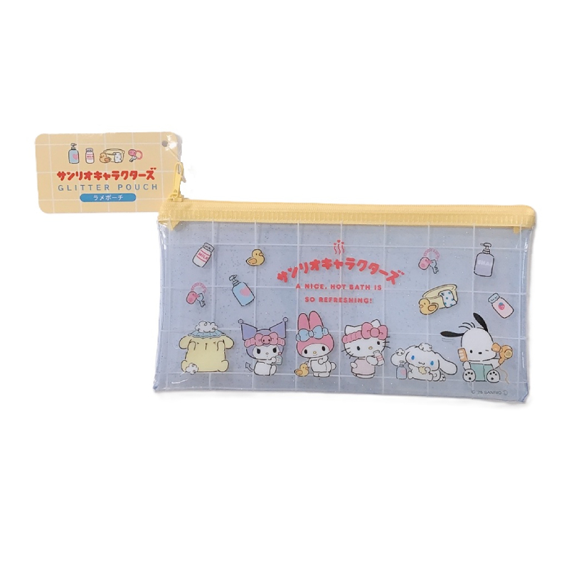 筆袋/亮粉 三麗鷗角色 20.5×10.5×0.8cm