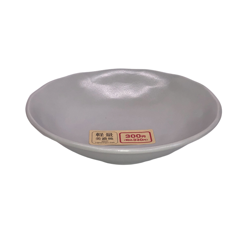 輕量淺缽/霧面灰 約14.6cm