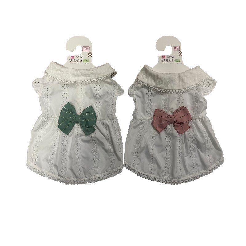 犬用衣服/蝴蝶結洋裝 L