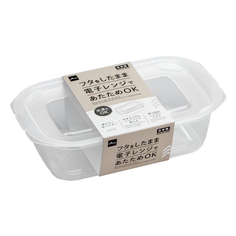 食品保存容器/透明 21×11.7×5.5cm