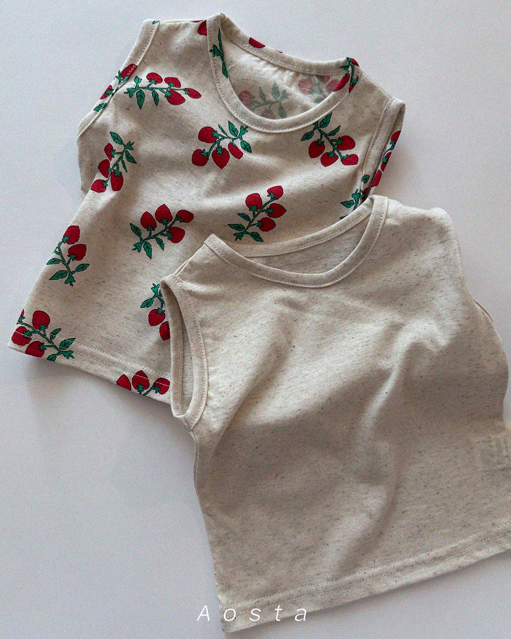 韓國🇰🇷Aosta 亞麻寬帶背心(S-XXL)