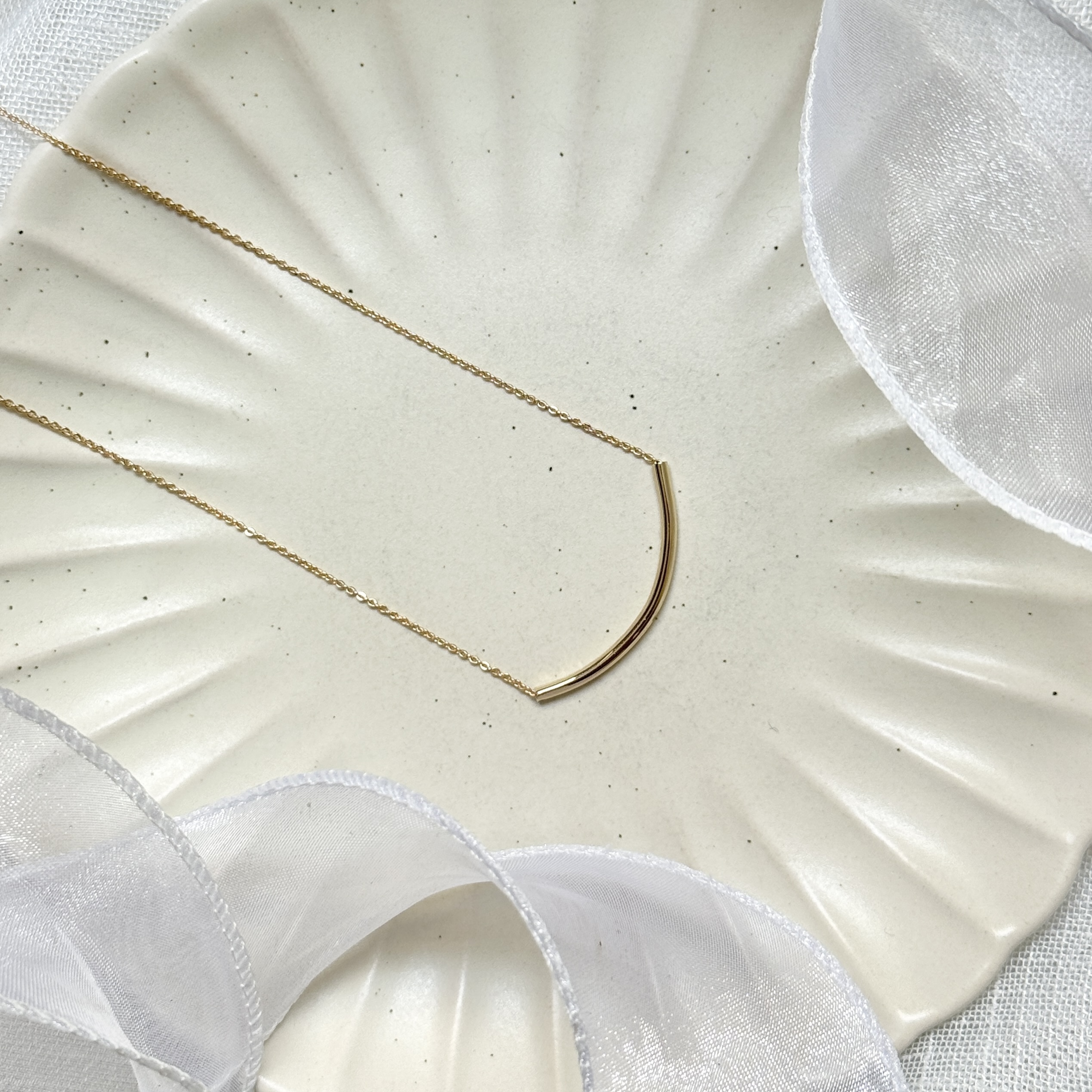 《簽到滿件禮》 黃銅K金 – 項鍊