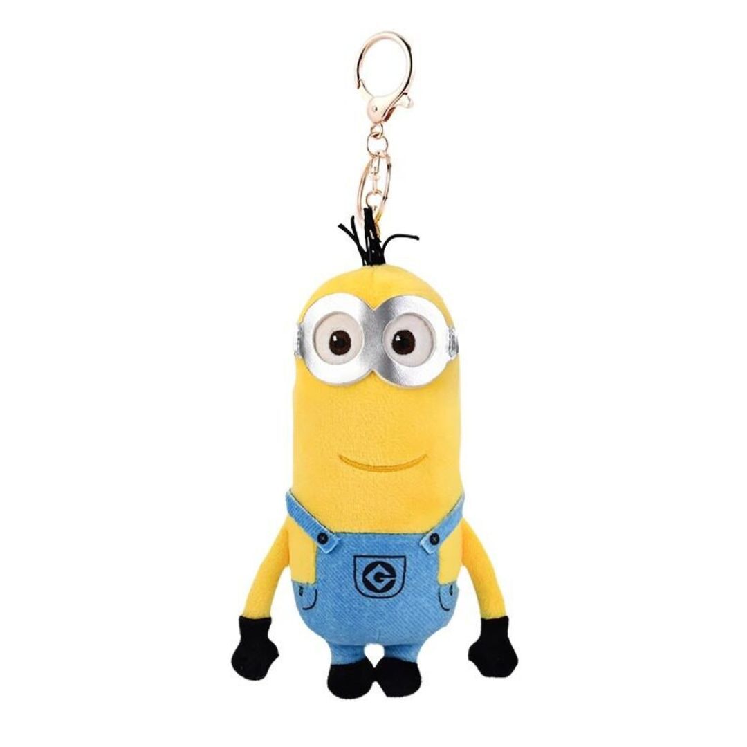 迷你兵團 毛絨掛件公仔 鎖匙扣飾物-Kevin