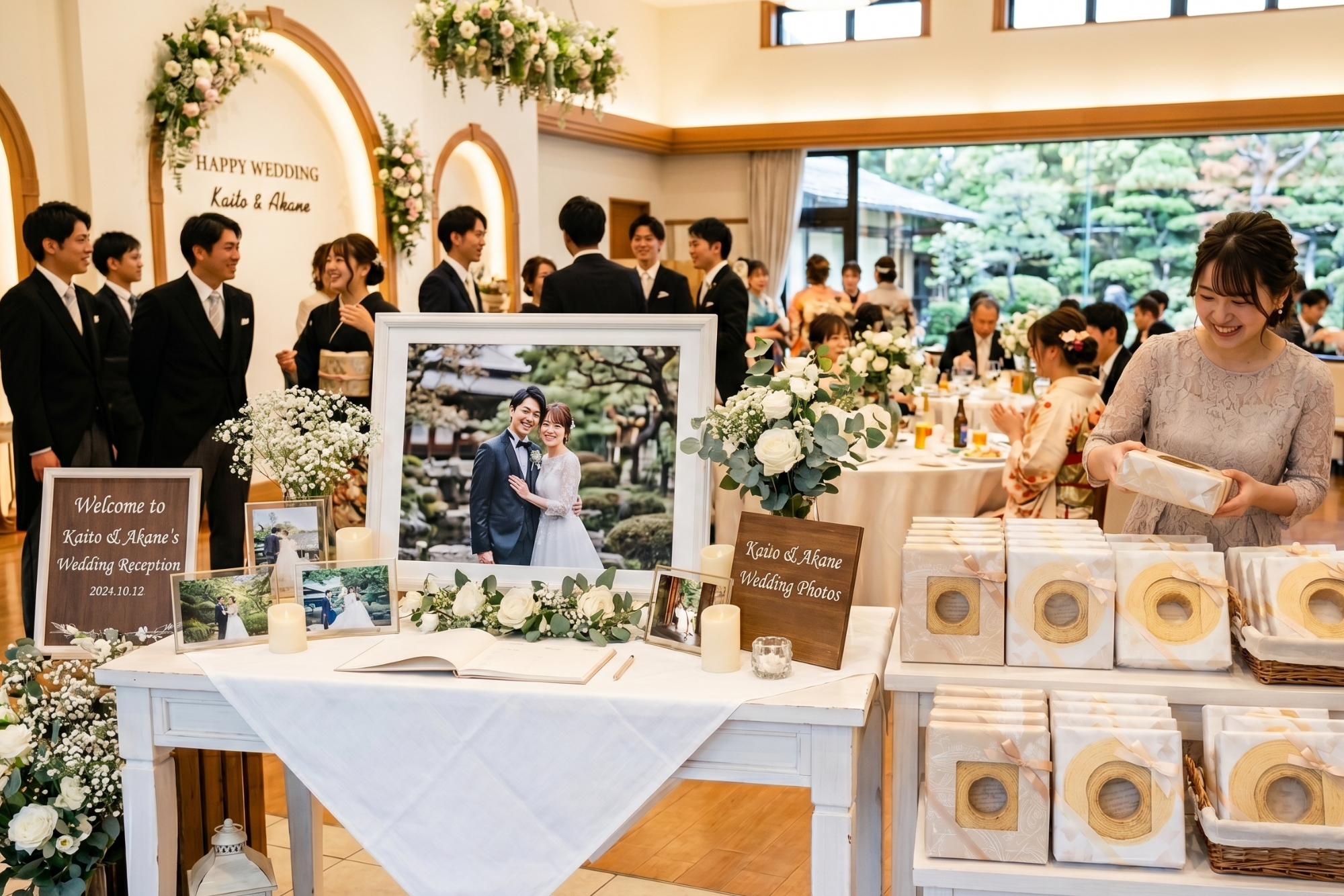 婚禮宴客送年輪蛋糕