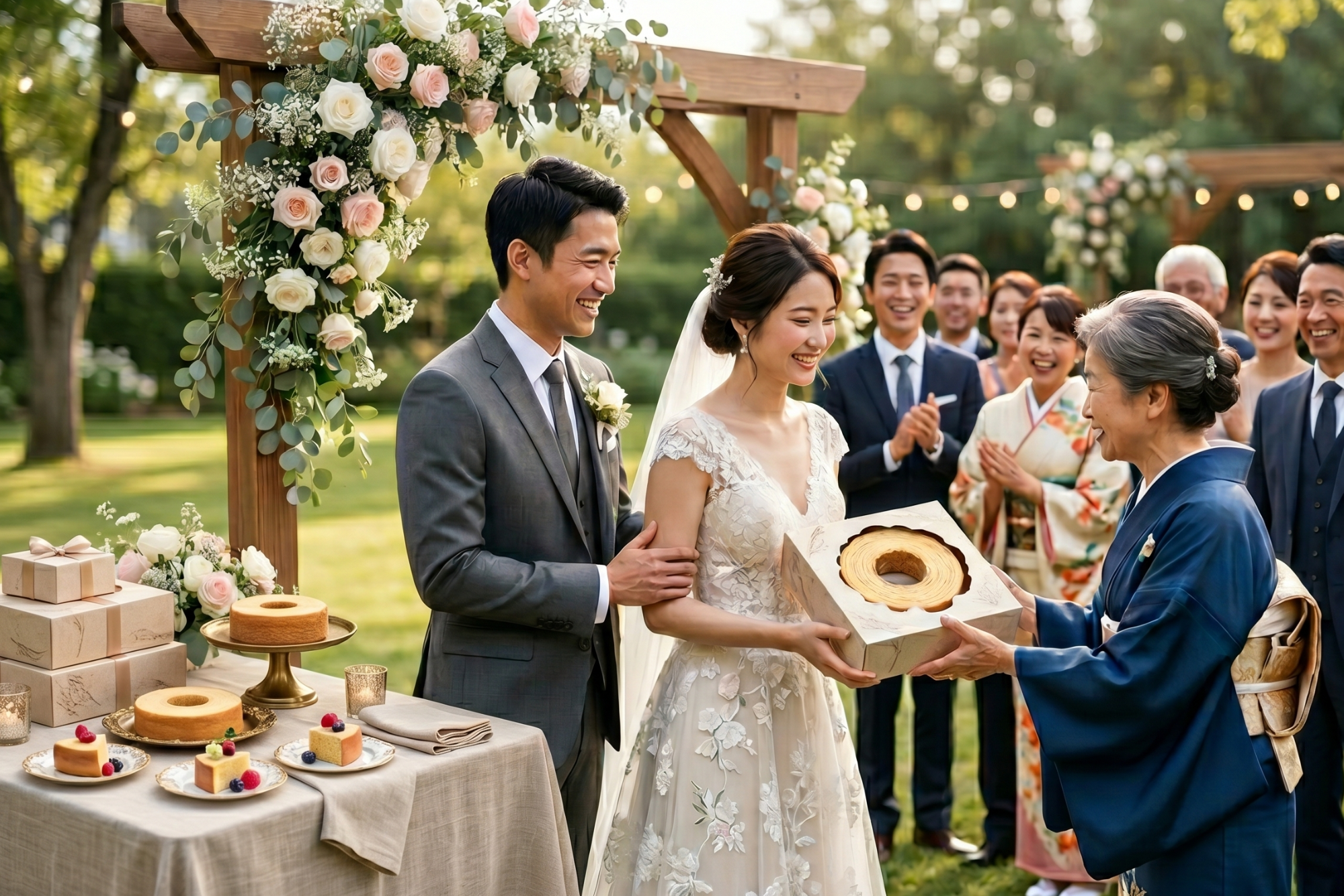 年輪蛋糕是婚禮熱門伴手禮