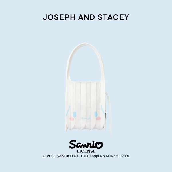 【 5/1收單 】JOSEPH AND STACEY 幸運百褶針織包 (S) - Cinnamoroll 聯名限定版