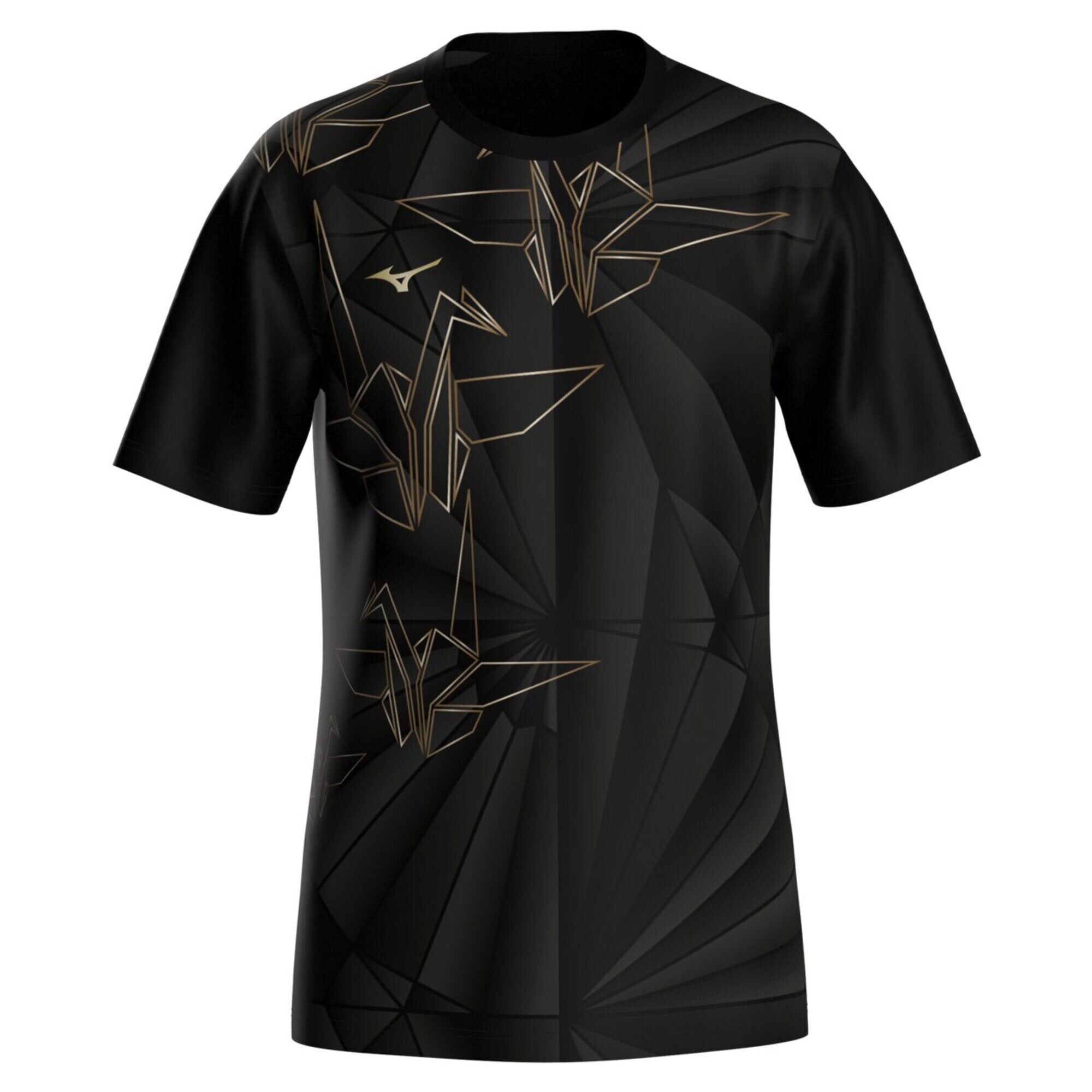 MIZUNO ACTIVE DRYAEROFLOW GRAPHIC SHORT SLEEVE TEE ORIGAMI