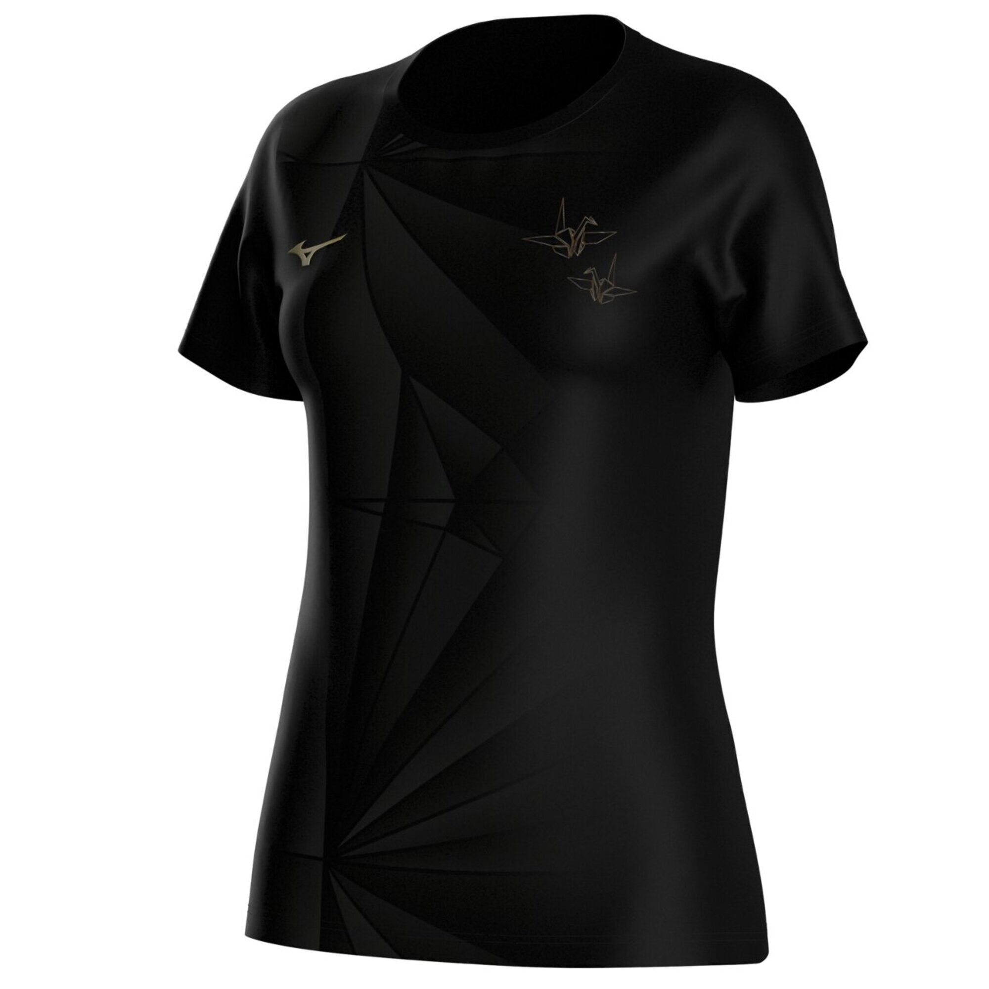 MIZUNO L'ACTIVE DRYAEROFLOW GRAPHIC SHORT SLEEVE TEE ORIGAMI