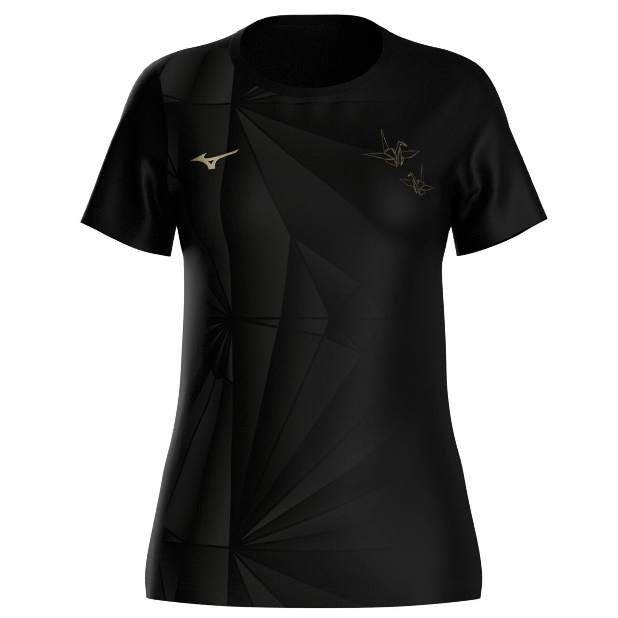 MIZUNO L'ACTIVE DRYAEROFLOW GRAPHIC SHORT SLEEVE TEE ORIGAMI
