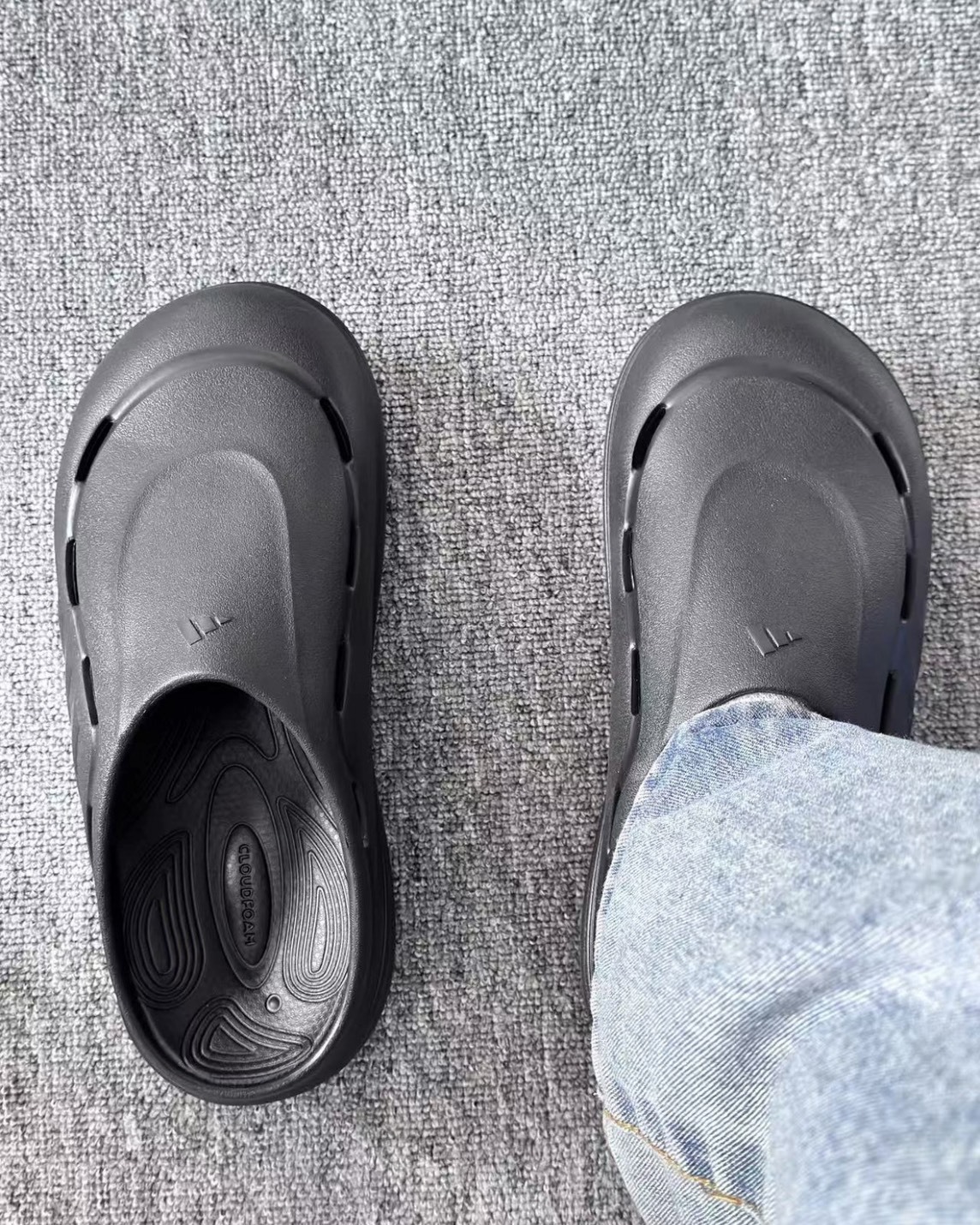 預購】ADIDAS OZWAVE CLOG OZEAVE CLOG 包頭拖鞋黑色JR6761