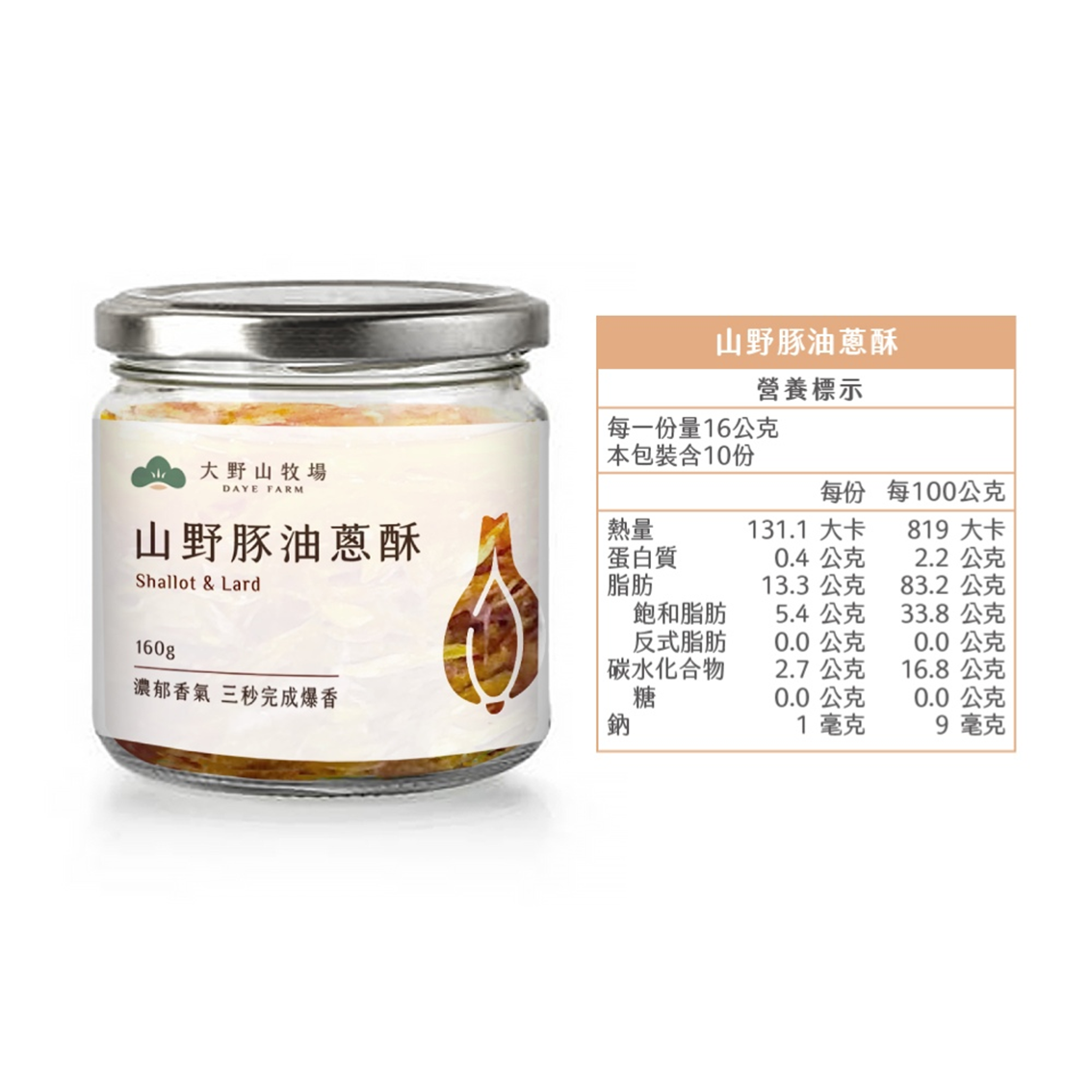 (團購)山野豚油蔥酥(05/28到貨)