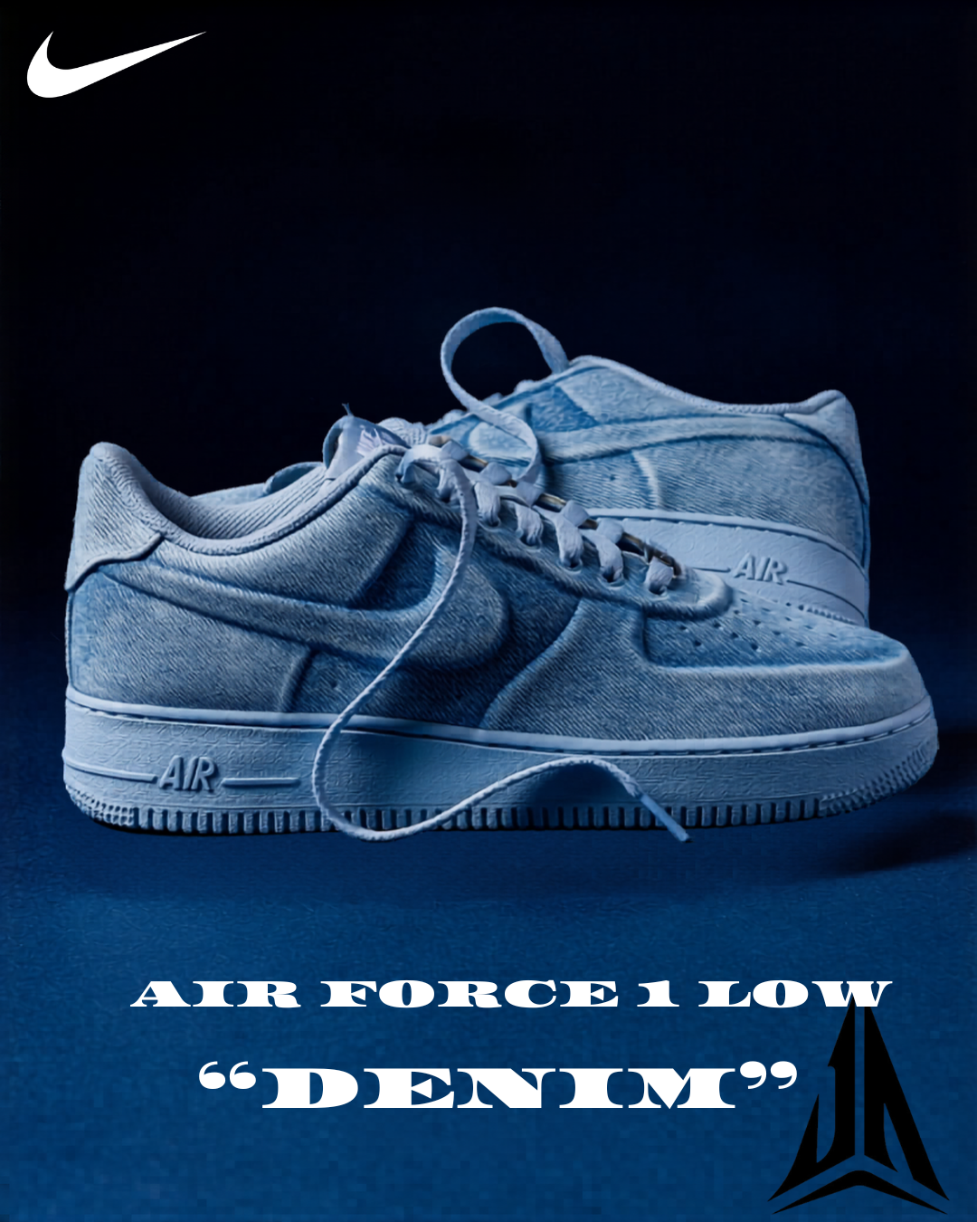 Ja Morant x Nike Air Force 1 Low "Denim" 國外限定 單寧 牛仔布 限量款 IQ9773400