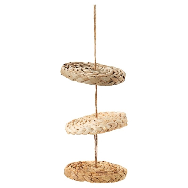 Marukan Straw Woven Round Plate – 3pcs