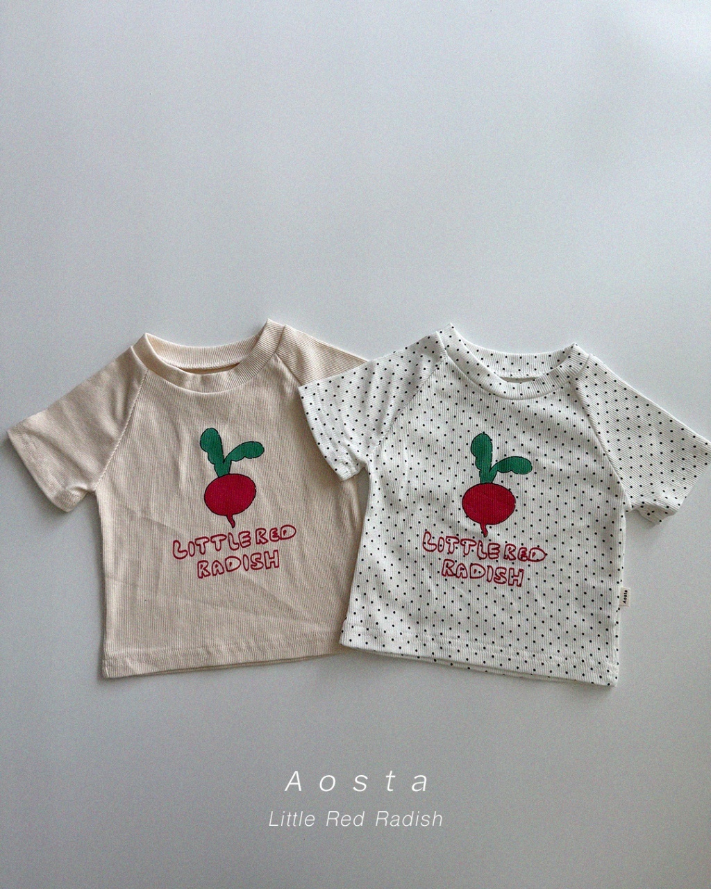 韓國🇰🇷Aosta 櫻桃蘿蔔短袖Ｔ恤(S-XXL)