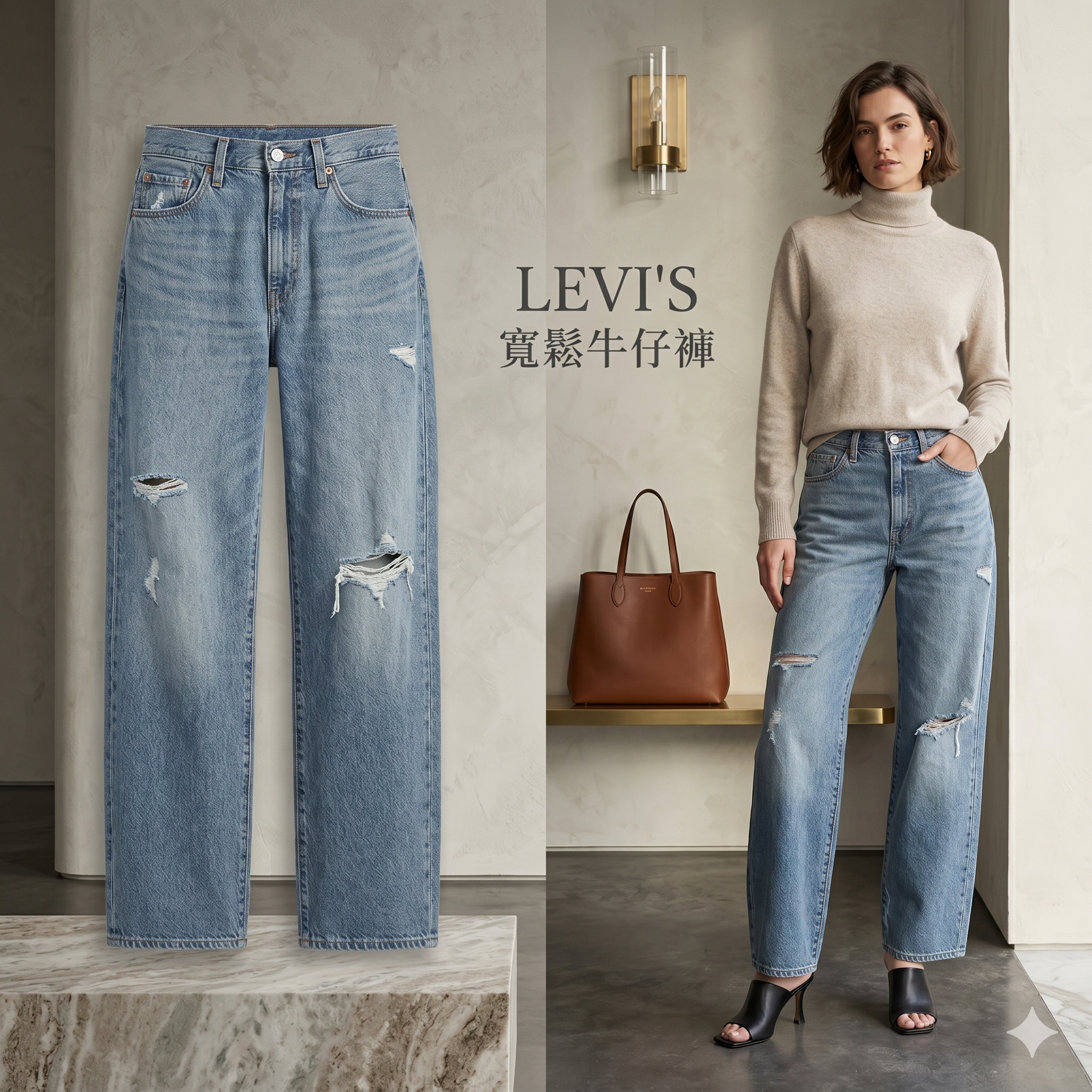 【預購】 H041780 LEVI'S 寬鬆牛仔褲