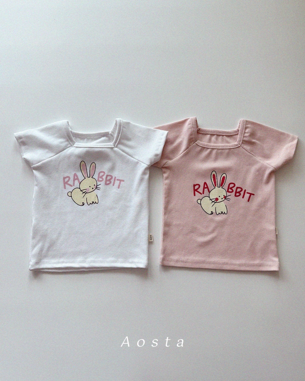 韓國🇰🇷Aosta 兔兔方領上衣(S-XXL)