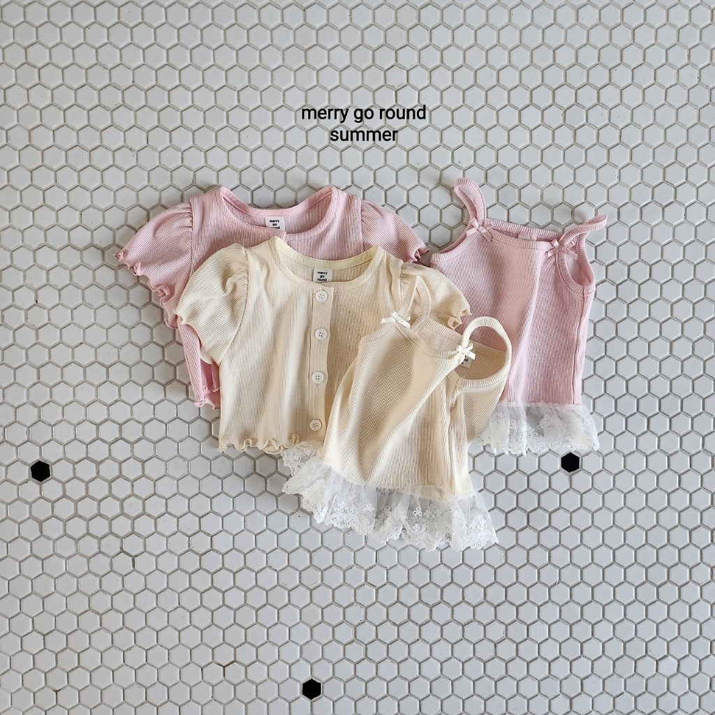 正韓夏Merry-go-round 兩色1+1外套背心組