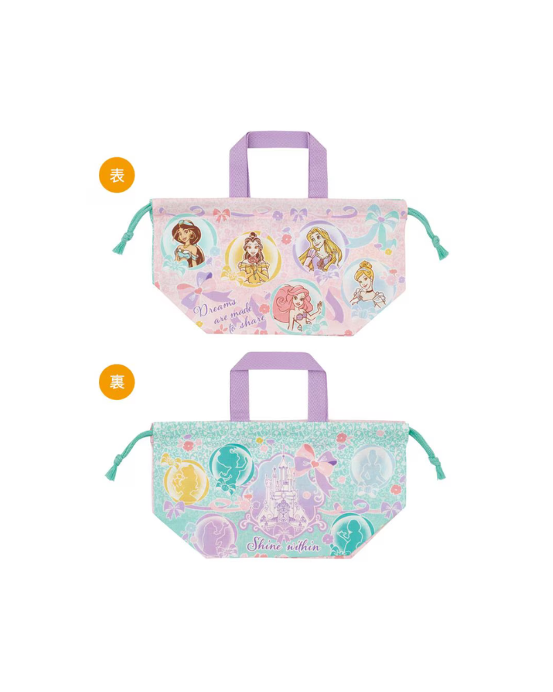 Skater 迪士尼公主 手提索繩餐盒袋