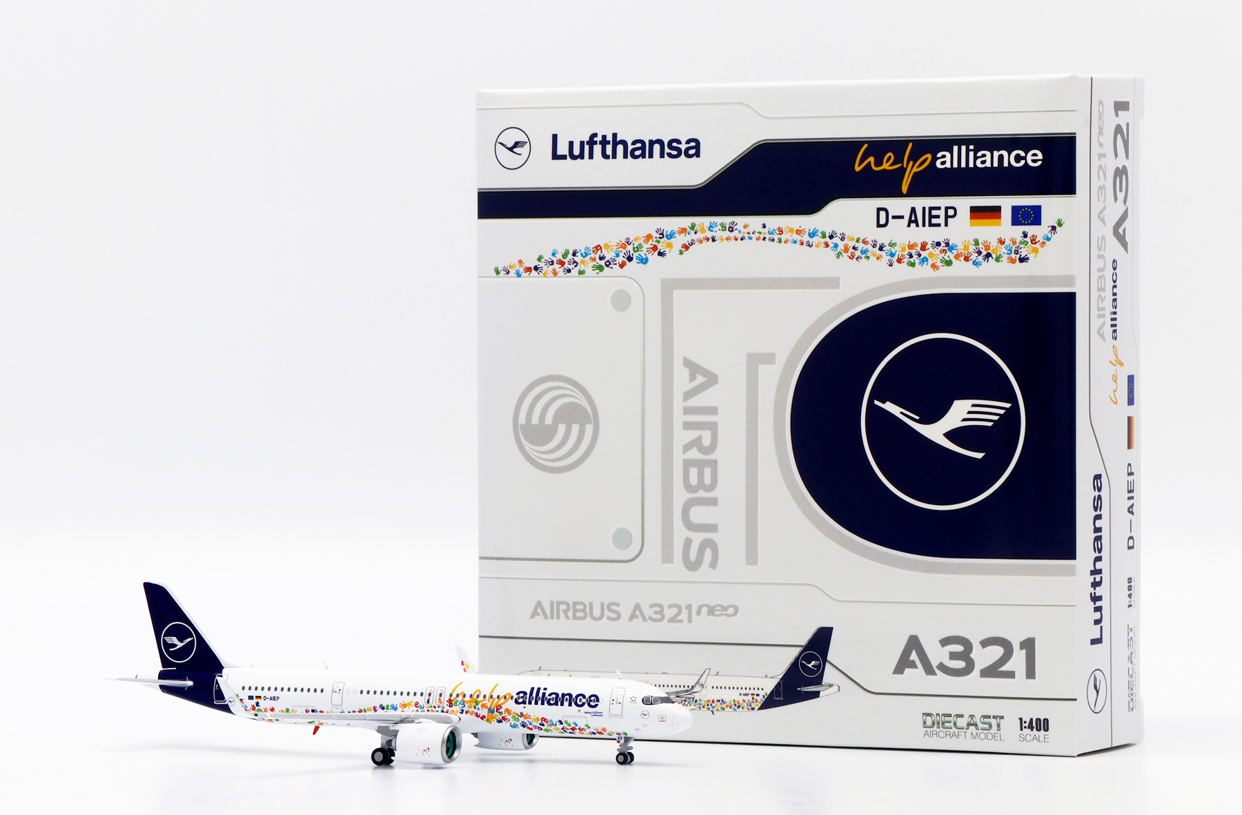 JC WINGS   1/400 漢莎航空 A321neo D-AIEP Help Alliance