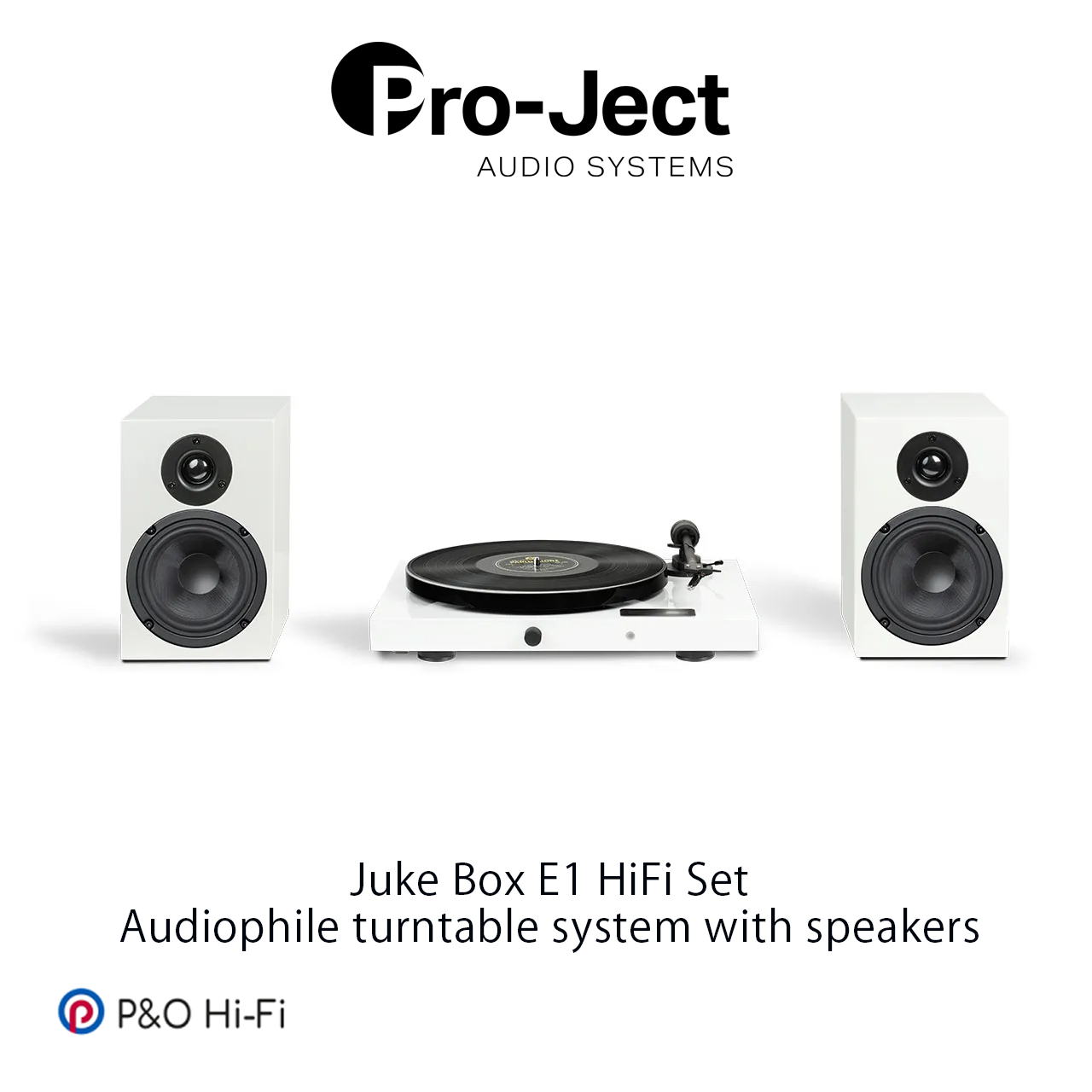 Pro-Ject Juke Box E1 HiFi 配備喇叭的發燒黑膠唱盤系統