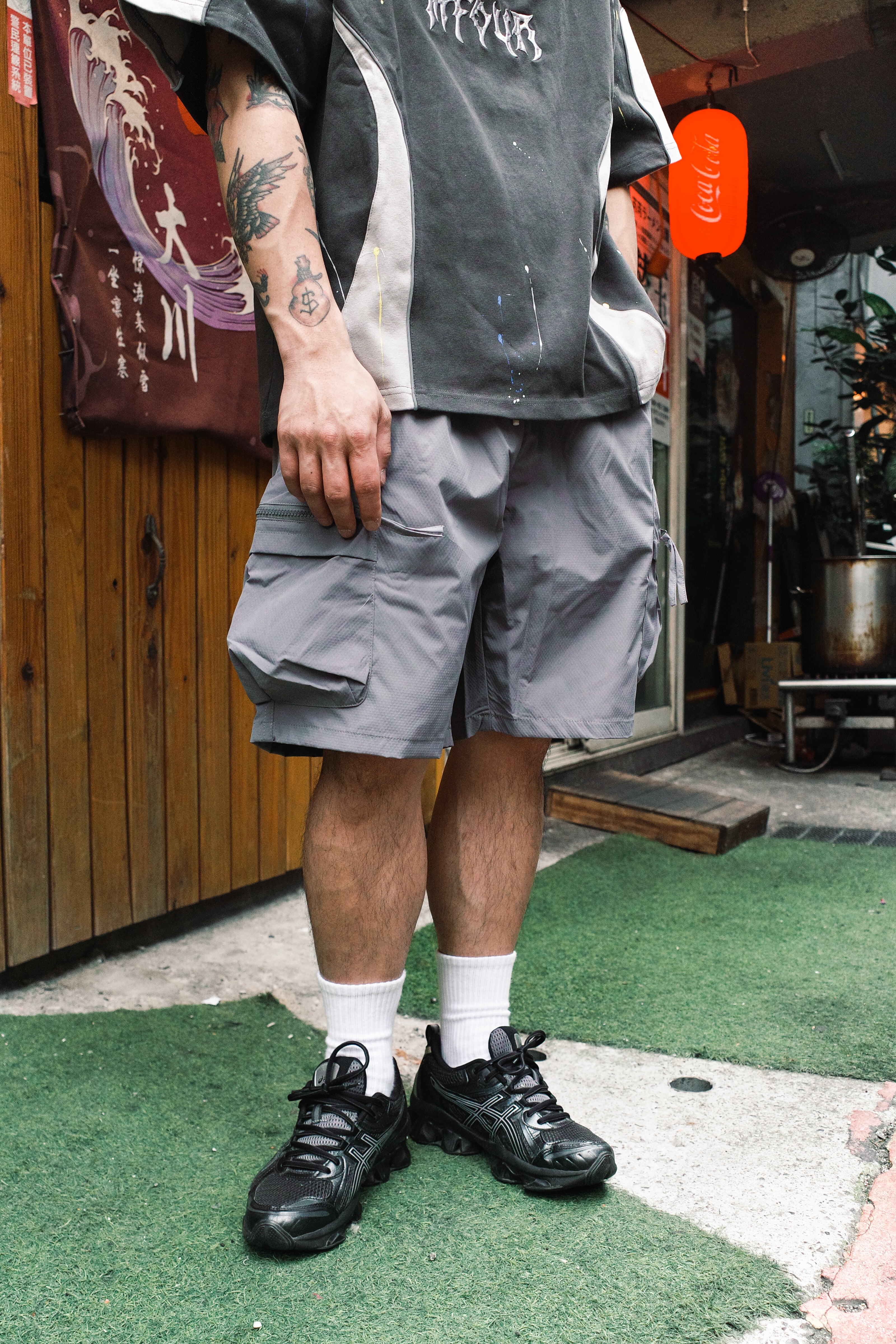 『Always_Good』可收納 耐磨 機能 多口袋 短褲