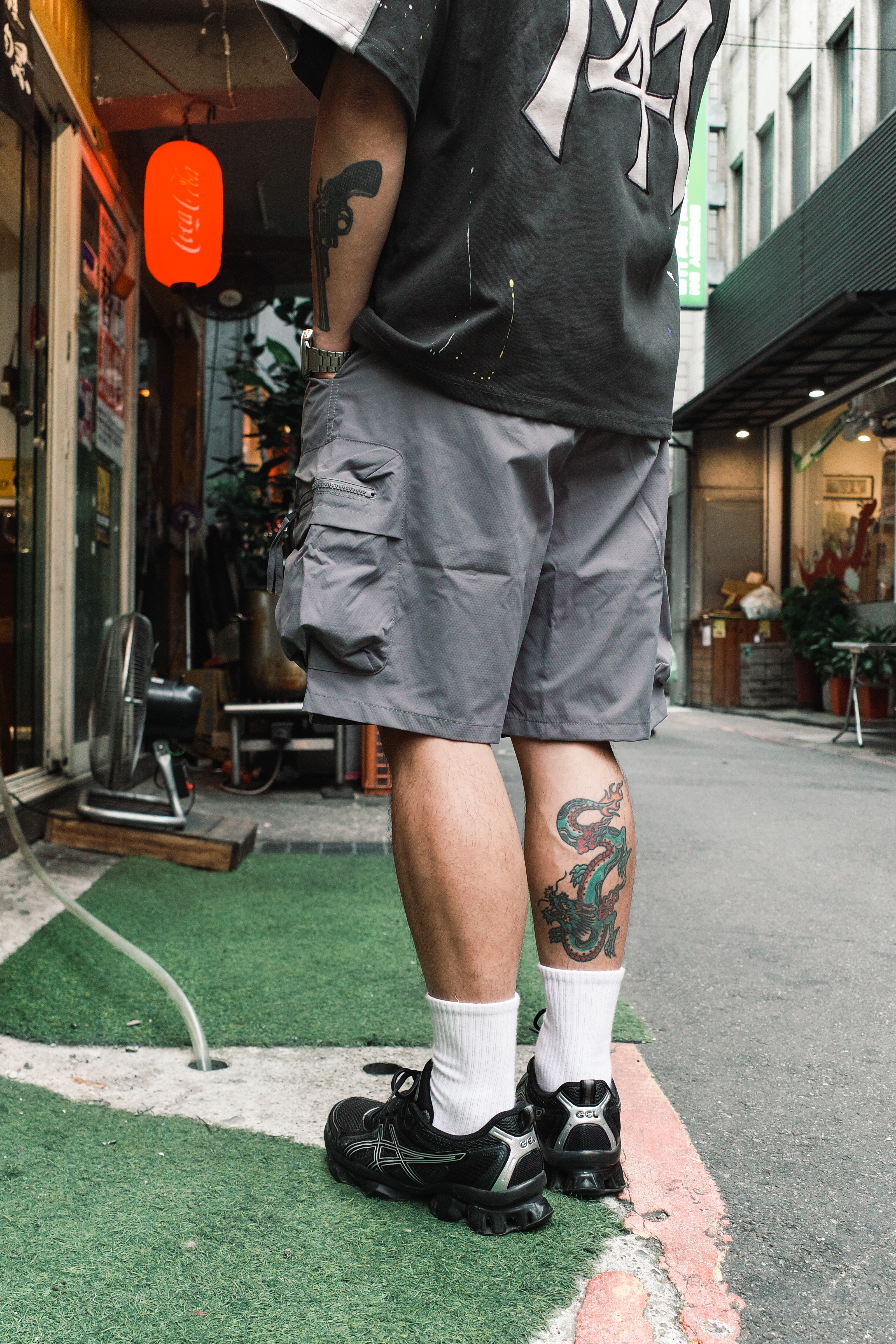 『Always_Good』可收納 耐磨 機能 多口袋 短褲