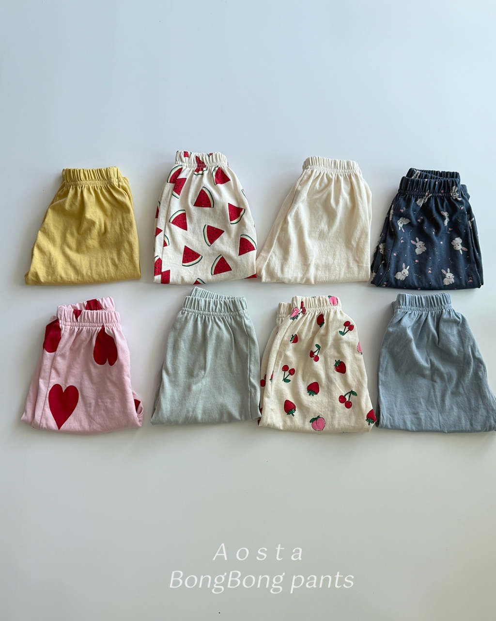 韓國🇰🇷Aosta 可愛日常束口褲(S-XXL)