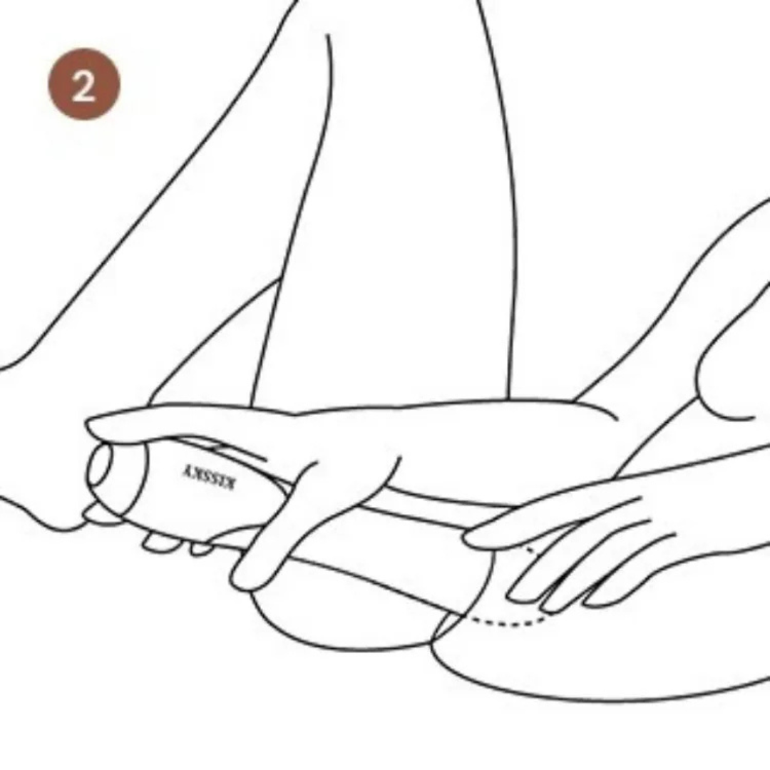 Kissky -Crave Venus 奢華三重馬達 立體紋理溫感雙頭按摩棒