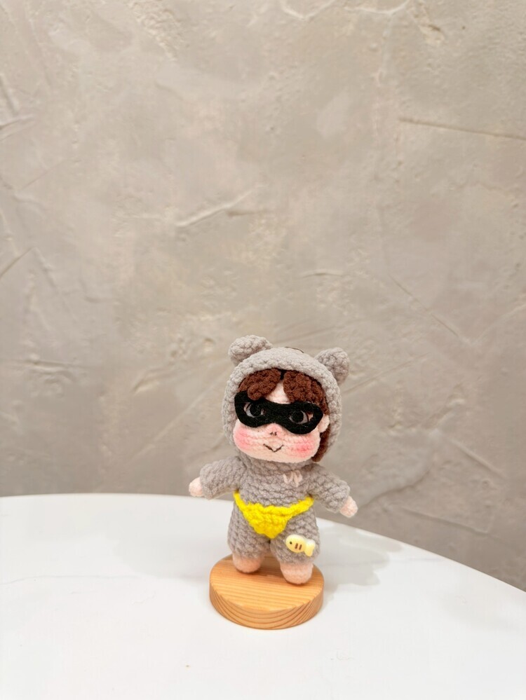 預購009-小內褲外穿灰色小小醜娃吊飾『約9cm』((配飾隨機))『預購時間45-60天』