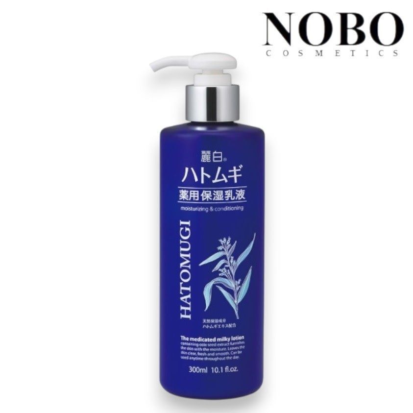 Hatomugi Moisturizing & Conditionong The Medicated Milky Lotion 300ml (Parallel Import)