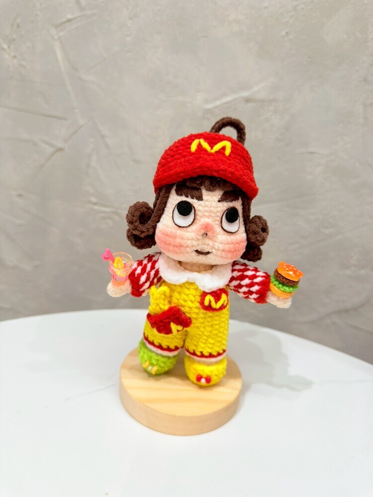 預購016-麥當勞爸爸醜娃吊飾『約13cm』『預購時間45-60天』