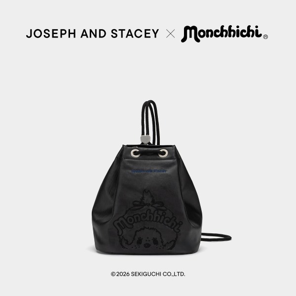 【 5/1收單 】JOSEPH AND STACEY 迷你抽繩後背包 - Monchhichi 聯名限定版