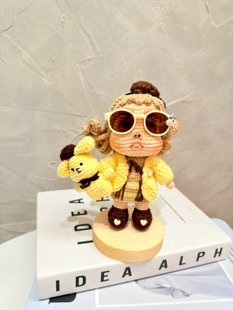 預購018-布丁狗造型醜娃吊飾『約14cm』『預購時間45-60天』