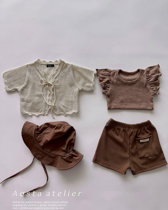 正韓夏AOSTA 三色網格罩衫