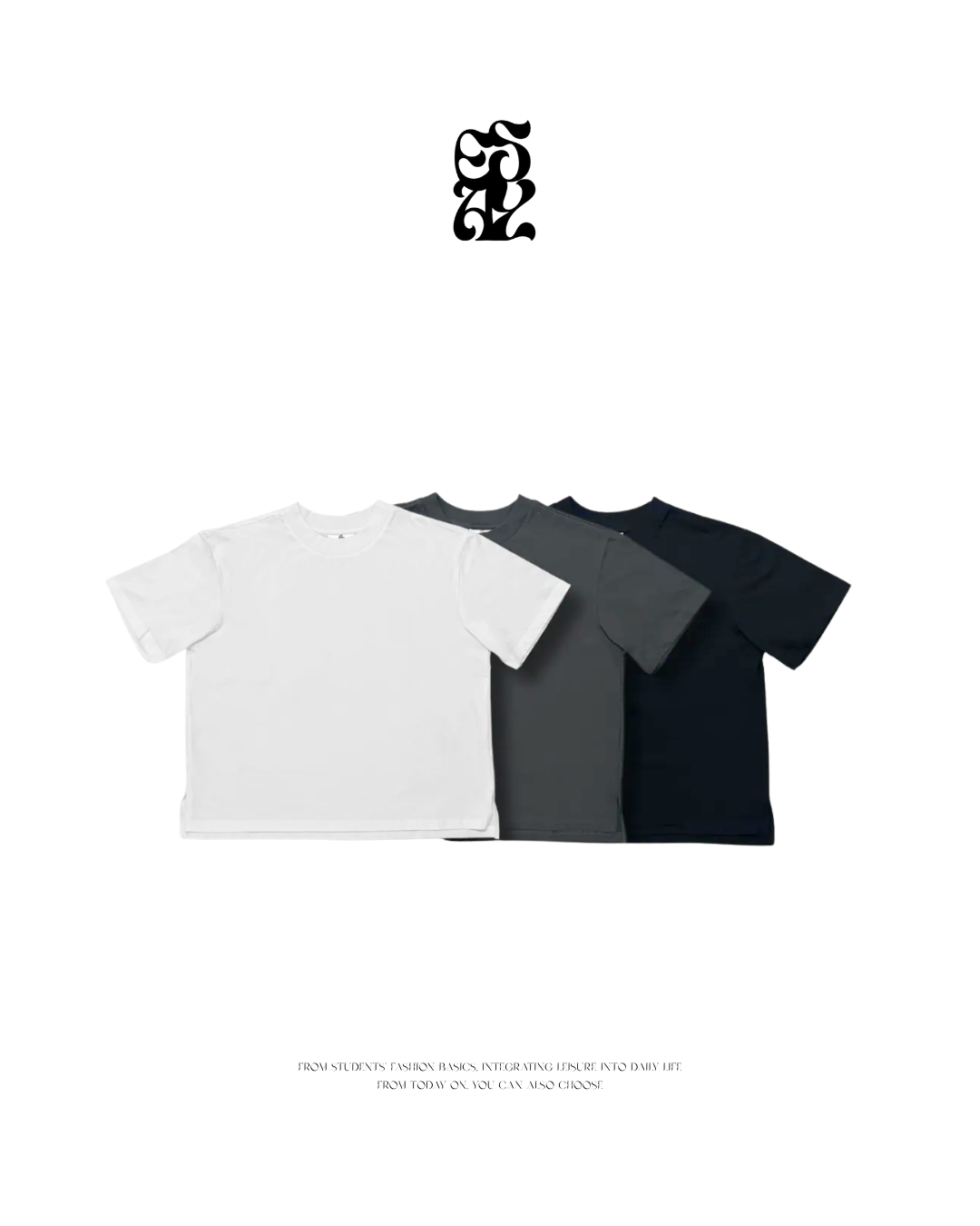 ITS品牌短板純棉素T(BOXY)