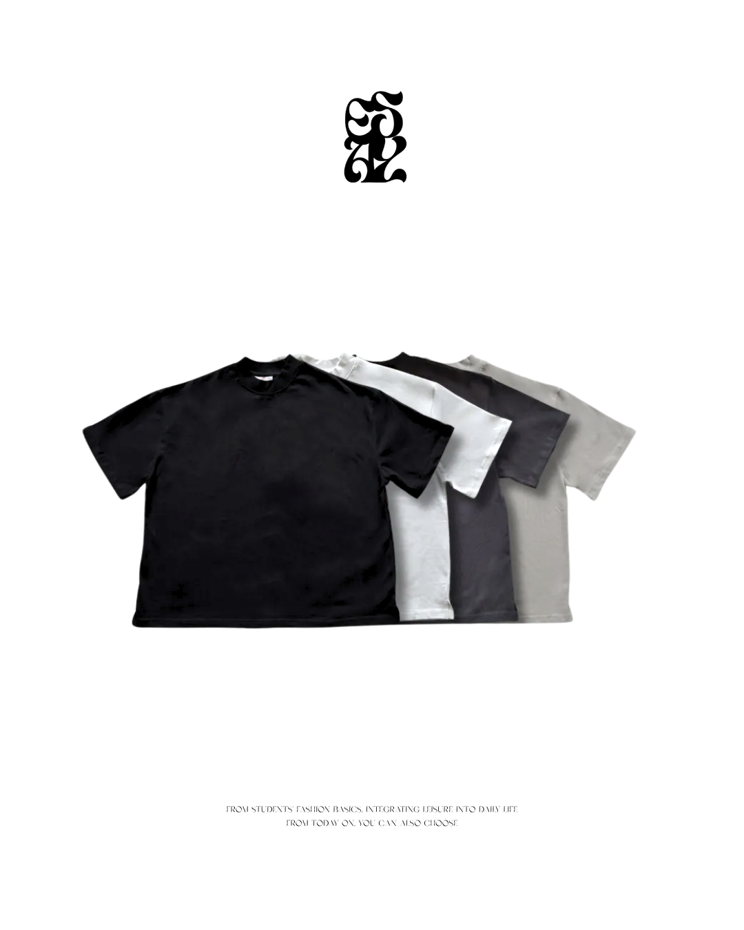 ITS微高領素面短T