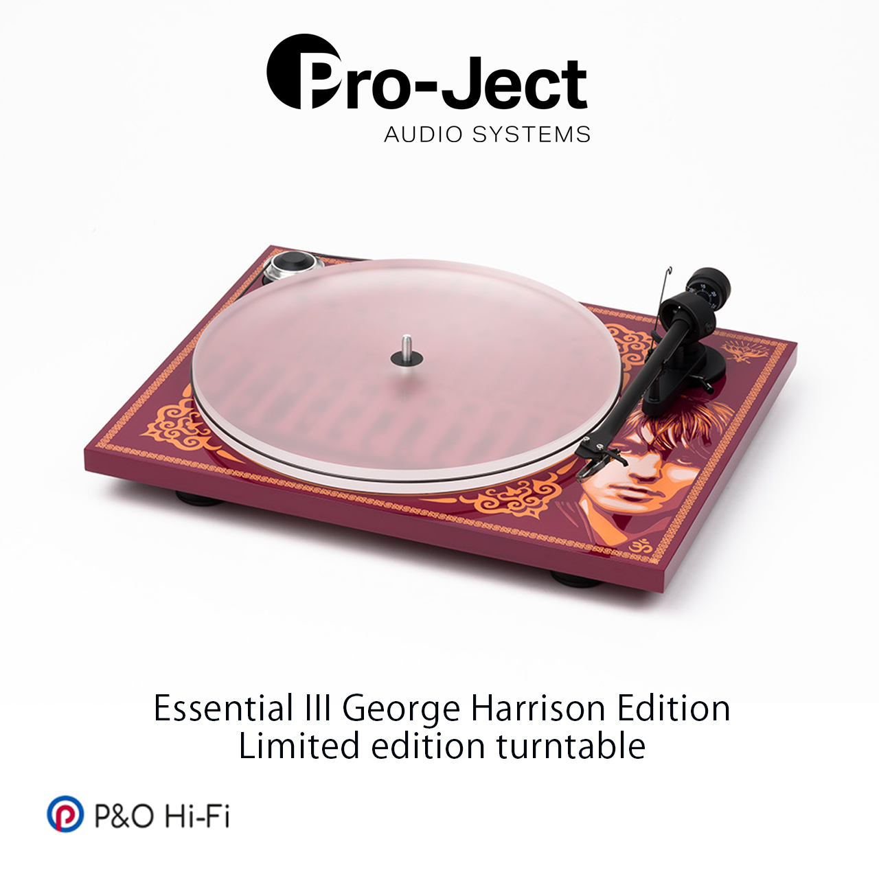 Pro-Ject Essential III – George Harrison Edition 黑膠唱盤